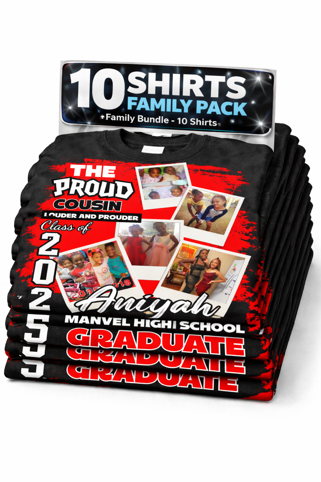 Ultimate Family Pack (10 Shirts)