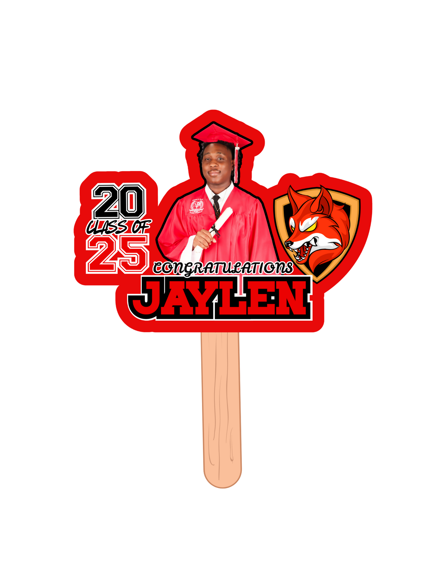 Custom Graduation Fans