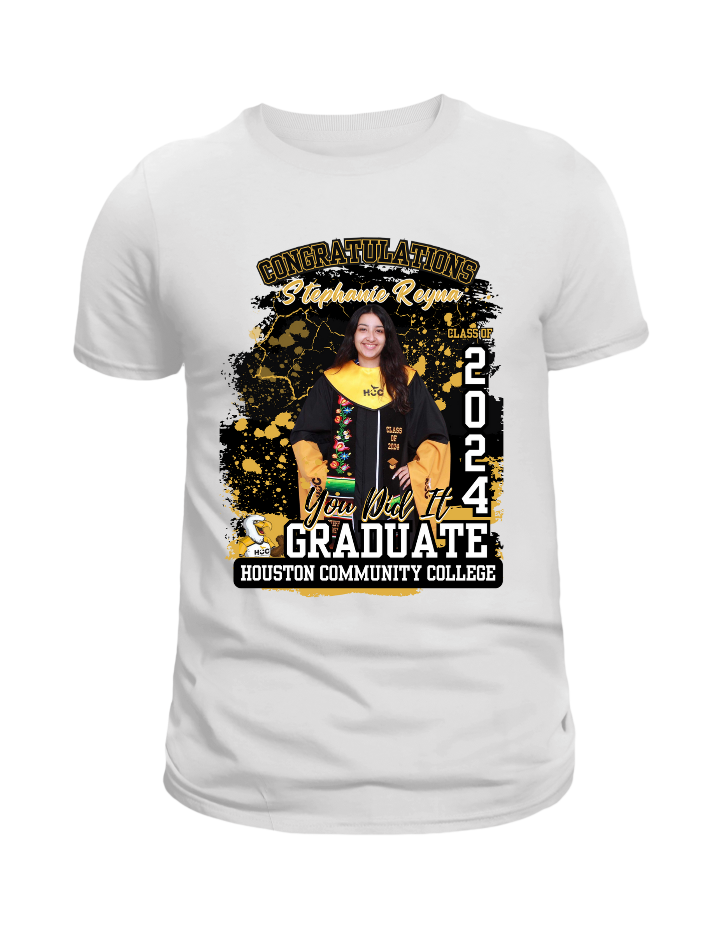 Middle Design Graduation Shirt