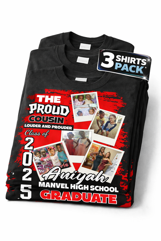Grad Crew Pack (3 Shirts)