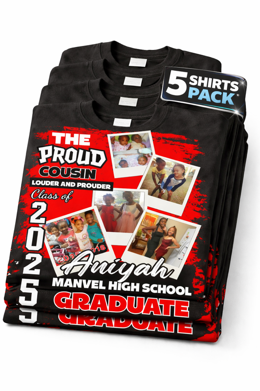 Proud Family Pack (5 Shirts)