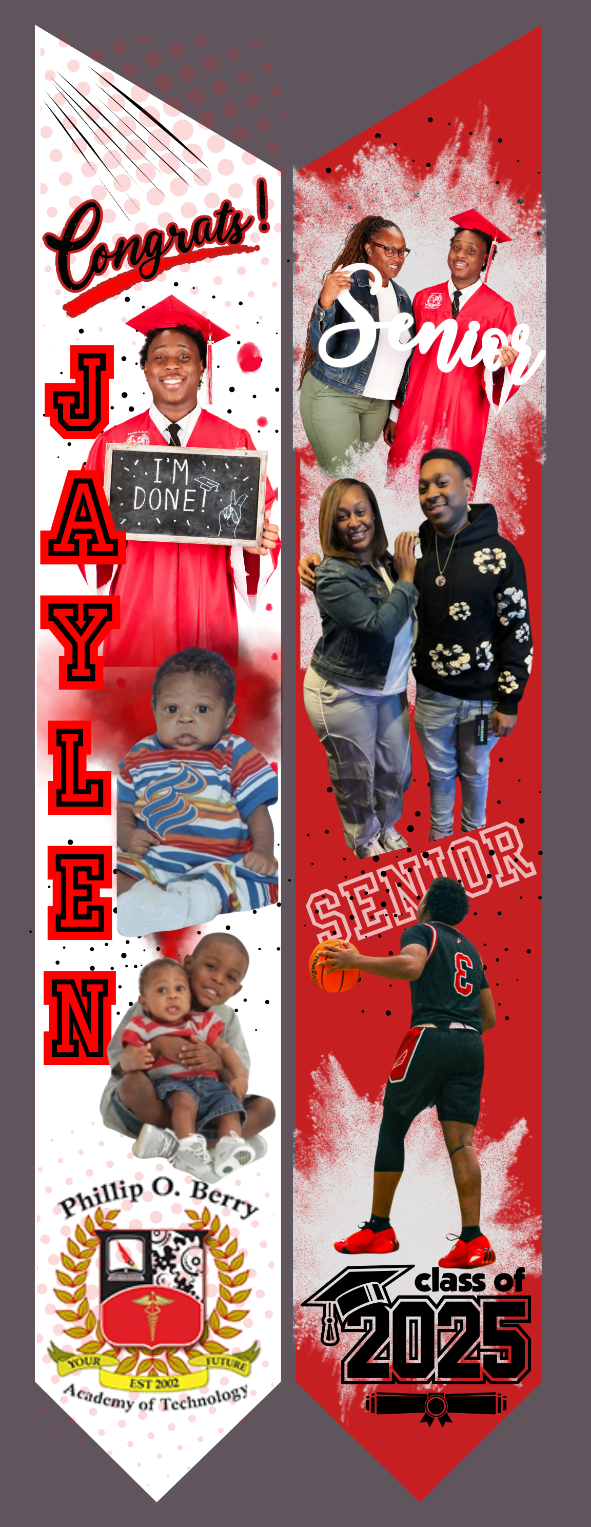 Graduation Custom Stole
