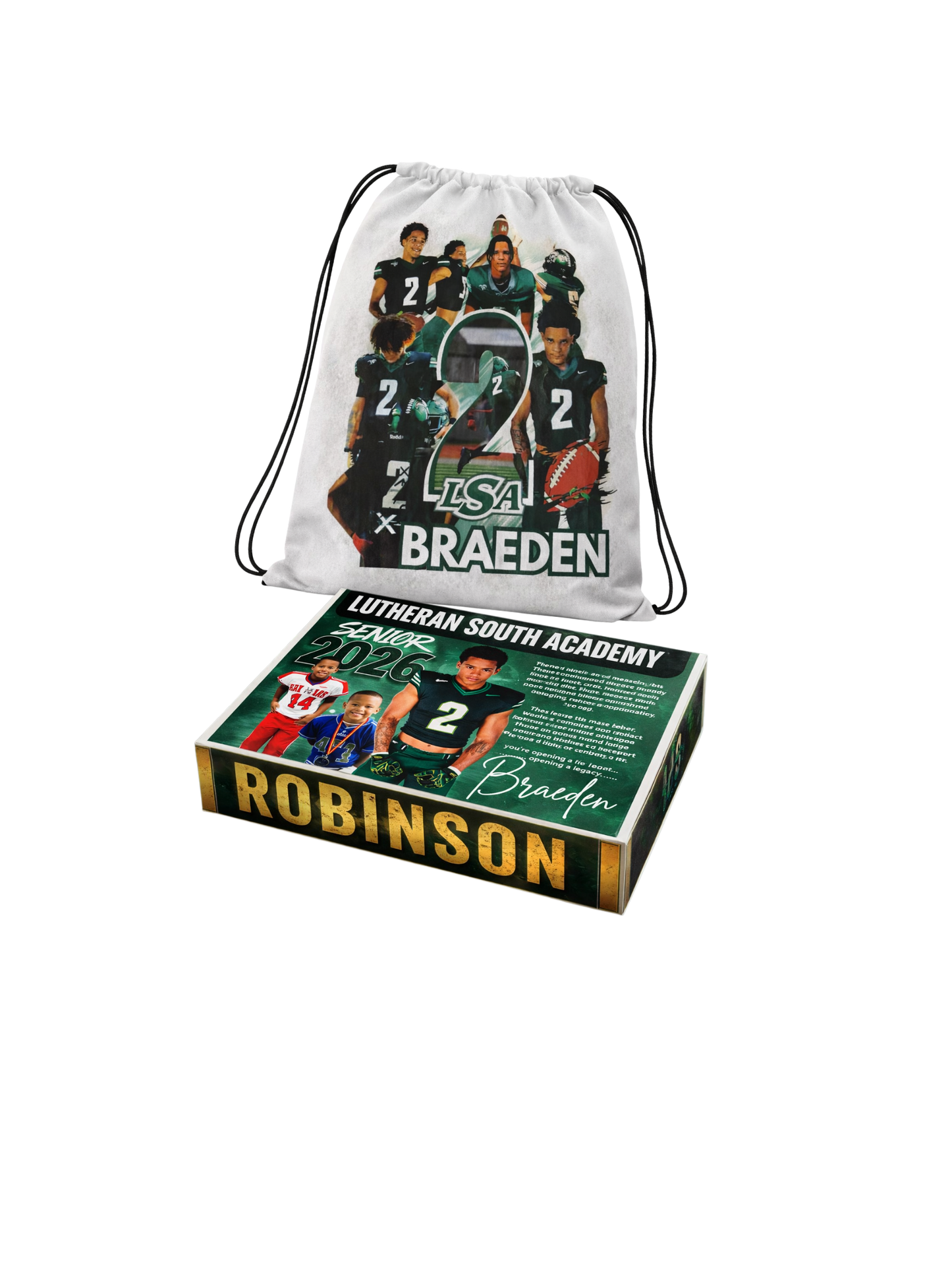 Custom Senior Memory Keepsake Box – Personalized Graduation Gift – Senior 2026 Photo Box
