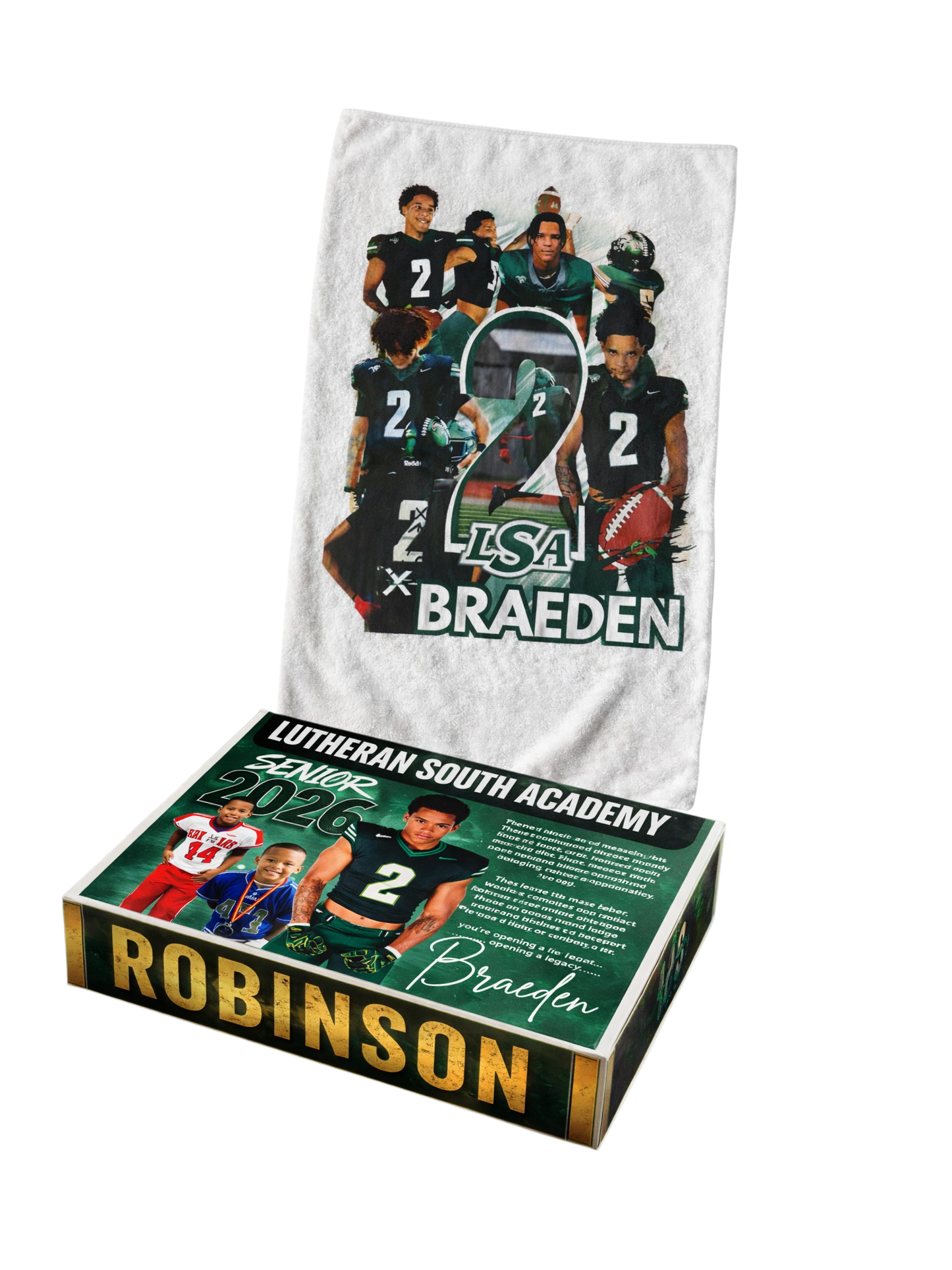 Custom Senior Memory Keepsake Box – Personalized Graduation Gift – Senior 2026 Photo Box